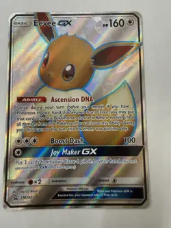 Pokemon Eevee GX Black Star Promo #SM242 Tag Team Powers Collection 2020 - Image 1