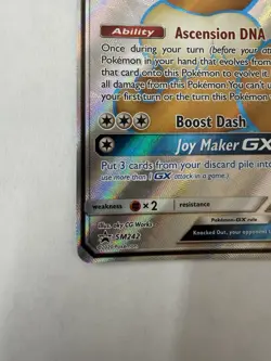 Pokemon Eevee GX Black Star Promo #SM242 Tag Team Powers Collection 2020 - Image 5