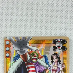 One Piece Cardgame EX Booster1 Prism JS-T02 Buggy & Alvida Bandai 2003 Japan - Image 3