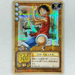 One Piece Cardgame Carddass Booster2 Holo JO-C03 Luffy Bandai 2003 Japan - Image 1