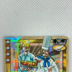 One Piece Cardgame Carddass Booster2 Holo JO-T03 Sanji & Zeff Bandai 2003 Japan - Image 3