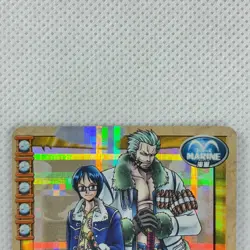 One Piece Cardgame Booster2 Holo JO-T01 Smoker & Tashigi Bandai 2003 Japan - Image 3