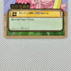 One Piece Cardgame Carddass EX Booster7 Foil TD-W09 Porche Bandai 2004 Japan - Image 4