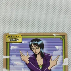 One Piece Cardgame Carddass EX Booster7 Foil TD-W08 Robin Bandai 2004 Japan - Image 3