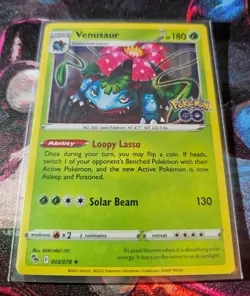 Pokemon Card Venusaur Pokemon GO Holo Rare 003/078 Near Mint - Image 1