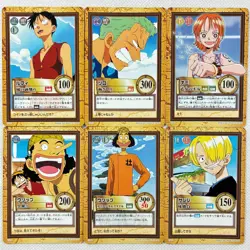 One Piece Carddass 7th Stage 20 Regular Cards Set (Not all) Bandai 2001 Japan - Image 1