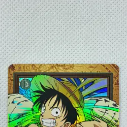 One Piece Carddass 2nd Stage Holo Card C35 Luffy Bandai 2000 Japan - Image 3
