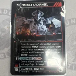 Neuroscape Project Archangel GEN Iconic Mech Character Card 228/255 English - Image 1