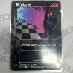 Neuroscape Deja Vu Program Script QR Card English 222/255 TCG - Image 1