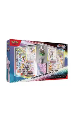 Sealed Pokemon Prismatic Evolutions Figure Collection In Hand Ready To Ship - Image 1