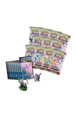 Sealed Pokemon Prismatic Evolutions Figure Collection In Hand Ready To Ship - Image 2