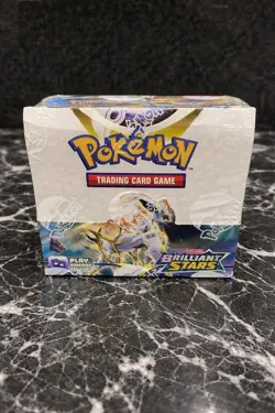 Pokemon-Brilliant Stars Booster Boxes -Factory Sealed-5 Boxes For Sale Together! - Image 2