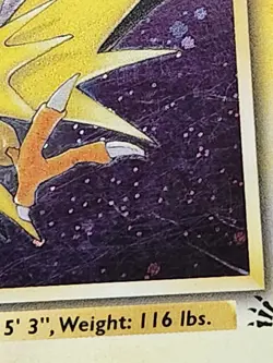 Pokemon Zapdos 15/62 Fossil Holo - Image 5