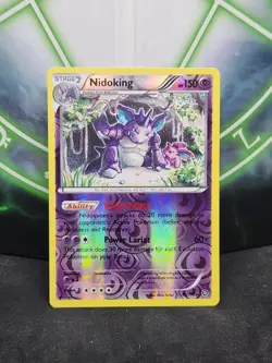 Pokemon Nidoking 45/114 Steam Siege Rare Reverse Holo NM - Image 1