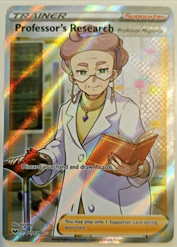 Professor's Research 201/202 Sword and Shield base set - Pokemon English - Image 1