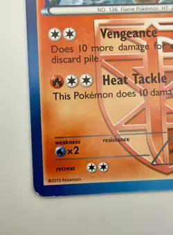 Pokemon Flareon 12/116 Plasma Freeze Team Plasma Rare NM - Image 3