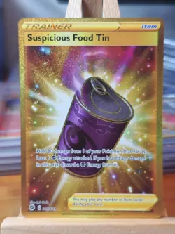 Pokemon TCG Suspicious Food Tin Champions Path 080/073 Holo Secret Rare - Image 1
