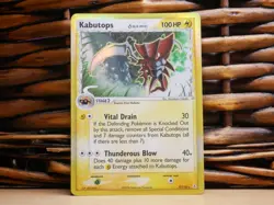 Pokemon KABUTOPS 9/110 HOLO RARE | MP Moderate Play | EX Holon Phantoms | 2006 - Image 1