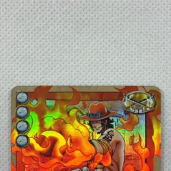 One Piece Cardgame Carddass Booster1 Holo LK-C05 Ace Bandai 2002 Japan - Image 3