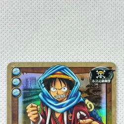 One Piece Cardgame Carddass Booster2 BA-C01 Luffy Bandai 2002 Japan - Image 3
