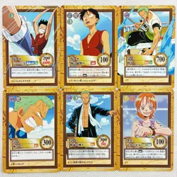 One Piece Carddass 7th Stage 36 Regular Cards Complete Set Bandai 2001 Japan - Image 1