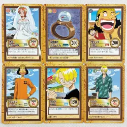 One Piece Carddass 7th Stage 36 Regular Cards Complete Set Bandai 2001 Japan - Image 2