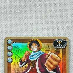 One Piece Cardgame Carddass Booster1 Holo LK-C01 Luffy Bandai 2002 Japan - Image 3