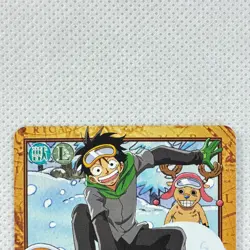 One Piece Carddass Grand Line3 C526 Luffy & Chopper Bandai 2001 Japan - Image 3