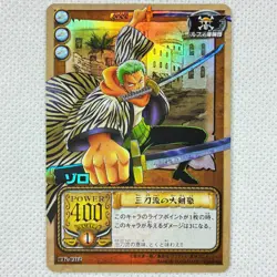 One Piece Cardgame Carddass Booster1 Holo LK-C02 Zoro Bandai 2002 Japan - Image 1