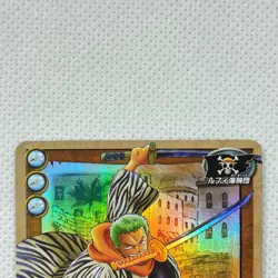 One Piece Cardgame Carddass Booster1 Holo LK-C02 Zoro Bandai 2002 Japan - Image 3
