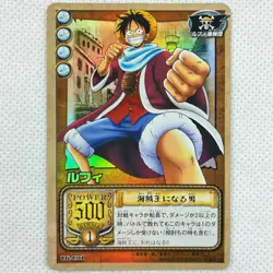 One Piece Cardgame Carddass Booster1 Holo LK-C01 Luffy Bandai 2002 Japan - Image 1