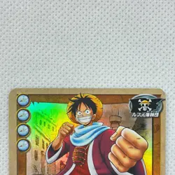 One Piece Cardgame Carddass Booster1 Holo LK-C01 Luffy Bandai 2002 Japan - Image 3