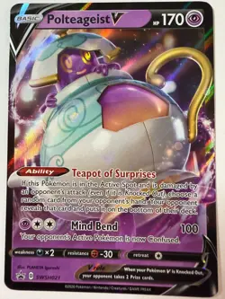 Polteageist V SWSH021 SWSH: Sword & Shield Promo Cards NM Pokemon Card TCG - Image 1