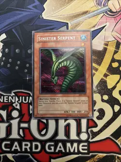(STO) Yugioh Card TCG Sinister Serpent SDD-002 Secret Rare Holo Promo VLP - Image 1