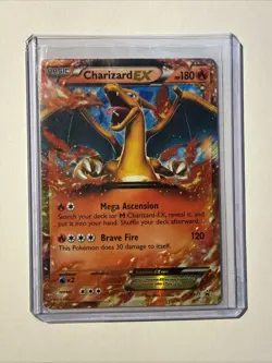 Pokemon TCG Charizard EX XY17 Holo Ultra Rare Black Star Promo Card - Image 1