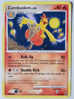 Combusken 35/106 PL - Great Encounters Pokemon Card - Naoyo Kimura Art - Image 1
