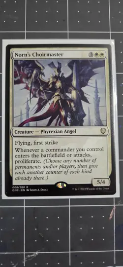 Norn's Choirmaster Commander: Phyrexia: All Will Be One Regular - Image 1