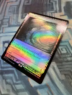 Foil Strip Mine EX/LP Zendikar Expeditions (Slight Corner Ding Please See Pics) - Image 2