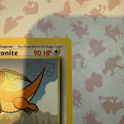 Pokemon 1999 WB First Movie Dragonite #5 WOTC Black Star Promo EX/NM - Image 5