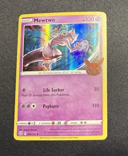 Mewtwo Holo SWSH: Brilliant Stars Stamped Trick Or Trade Pokemon TCG - Excellent - Image 1