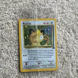 Pokemon Meowth Holo #52 Gameboy Promo 2000 - Image 1
