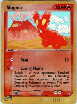 Pokemon Slugma 72/97 EX Dragon (2003) - Image 1