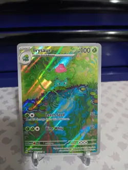 Pokemon TCG 151 Ivysaur 167/165 Full Art Illustration Rare - Image 1