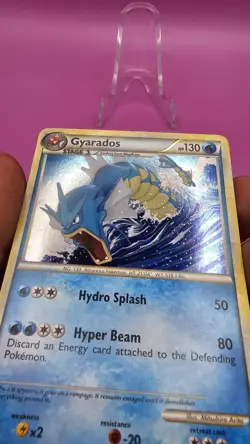 Pokemon TCG Gyarados Heartgold Soulsilver 4/123 Holo Rare LP - Image 5