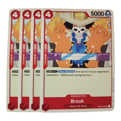One Piece - Brook (x4) - OP01-022 - Romance Dawn - Image 1