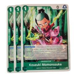 One Piece - Kouzuki Momonosuke (x3) - OP01-041 - Tournament Pack 7 Promo - Image 1