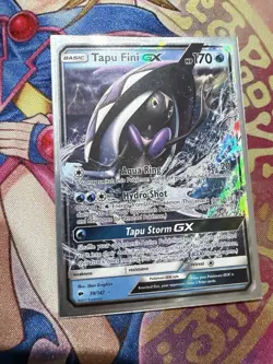 Tapu Fini GX - 39/147 - Pokemon Burning Shadows Sun & Moon Ultra Rare Card LP - Image 1