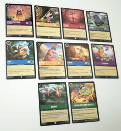 Disney Lorcana Theme Lot - Winnie The Pooh Theme Lot of 10 Cards Pooh, Tigger - Image 2
