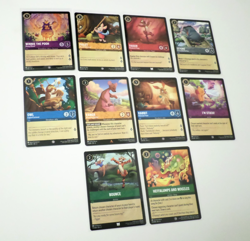 Disney Lorcana Theme Lot - Winnie The Pooh Theme Lot of 10 Cards Pooh, Tigger - Image 3