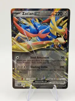 Zacian ex 198 Sv: Scarlet & Violet Promo Cards Holo NM, Unplayed - Image 1